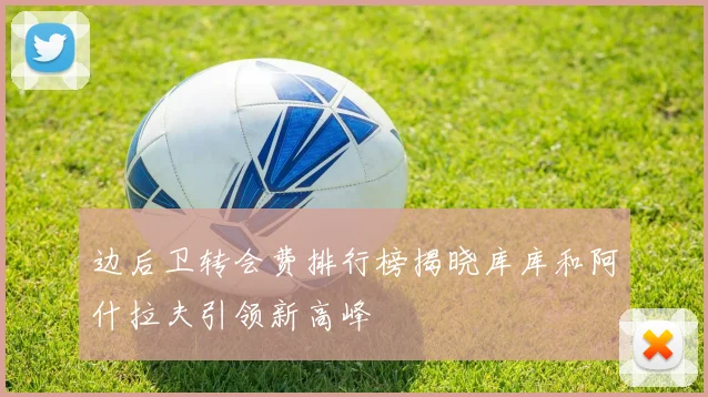 边后卫转会费排行榜揭晓库库和阿什拉夫引领新高峰